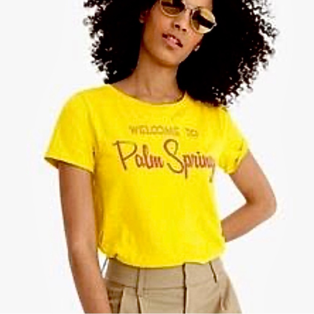 Jcrew T-shirt new w/tag “Welcome to Palm Springs”